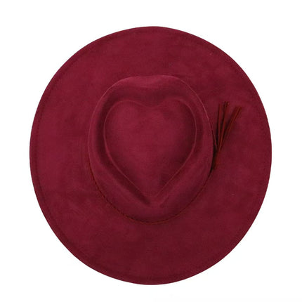 BULK ORDER - READ DESCRIPTION - WIDE BRIM HATS HEART SHAPED CROWN
